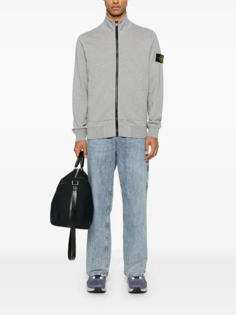 Stone Island cotton fleece sweatshirt