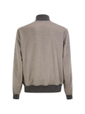 Brunello Cucinelli long-sleeve high-neck bomber jacket